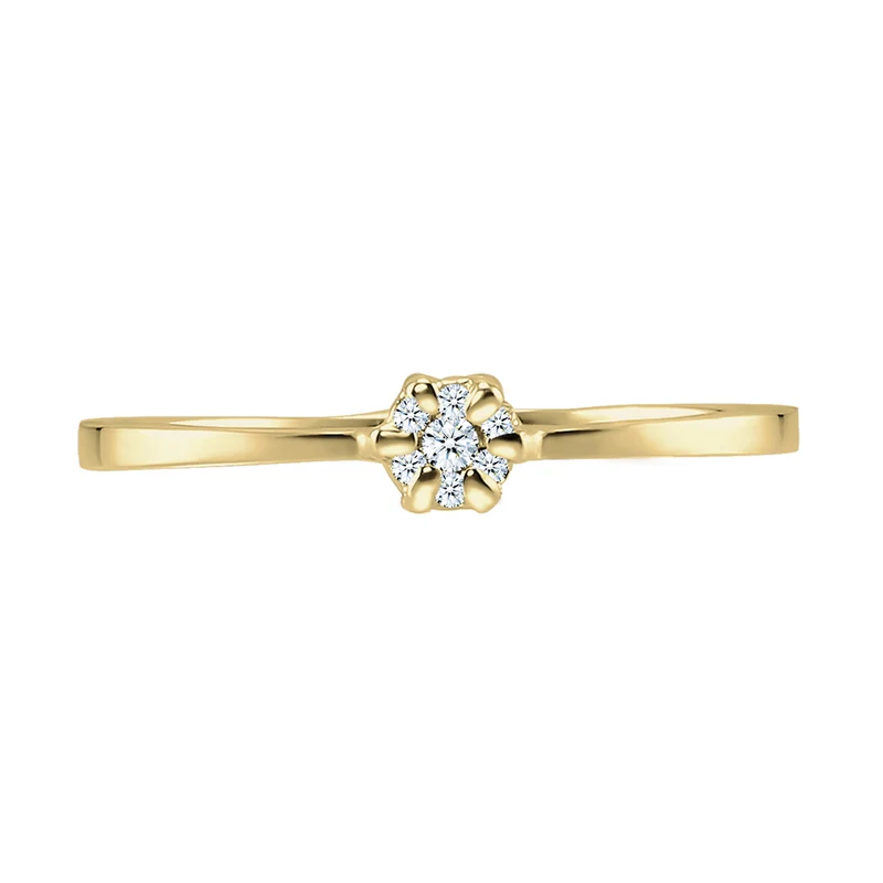 Verlobungsring | Diamant ( Weiß, 0,045 ct )