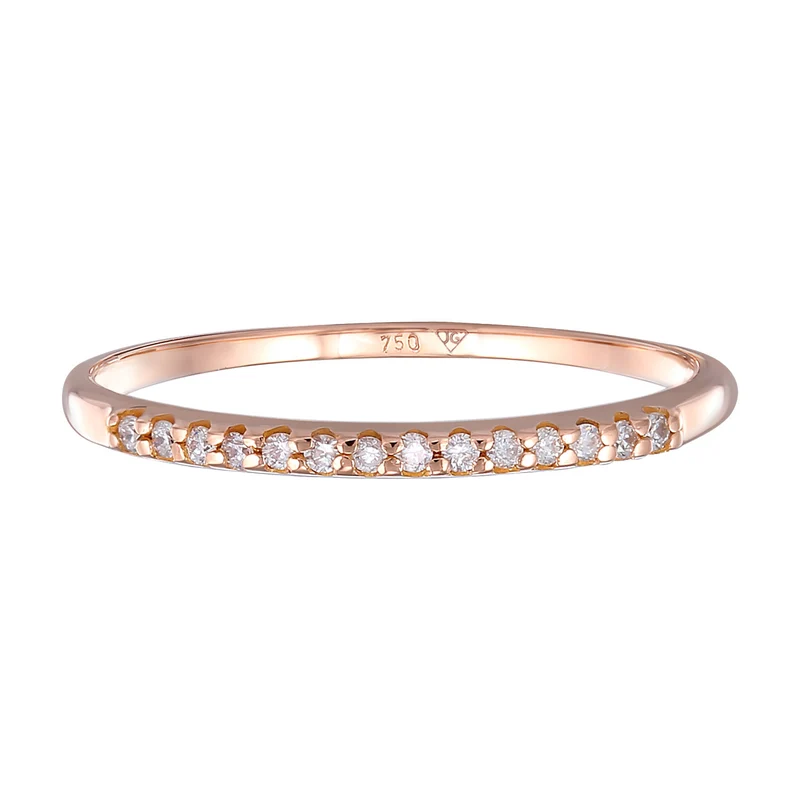 Verlobungsring | Diamant ( Weiß, 0,07 ct )