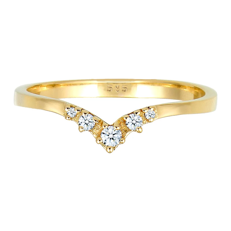 Verlobungsring | Diamant ( Weiß, 0,07 ct )