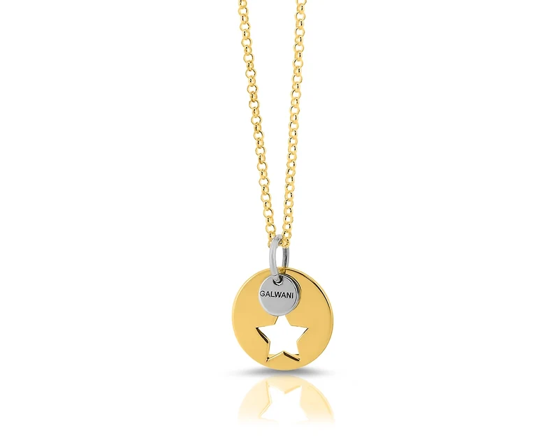 GALWANI LUCKY COIN, DAMENSCHMUCK GOLD, TRENDSCHMUCK, GLÜCK, STERN