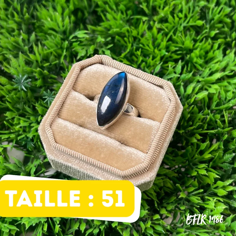 Bluefire Labradorit Silberring #BFLR 1986
