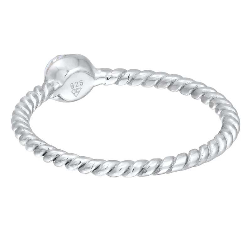 Solitär-Ring | Mit Kristallen von Swarovski® (Weiß)