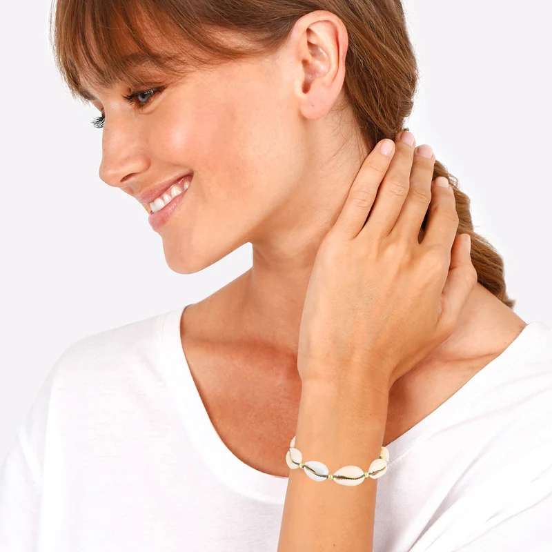 Glieder-Armband Muschel