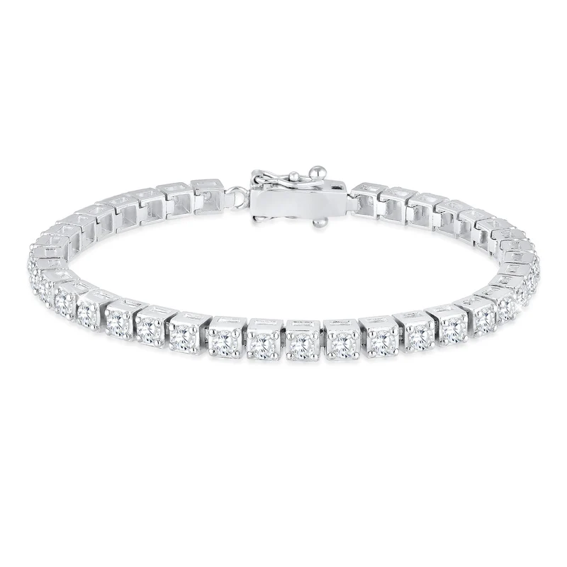 Tennisarmband | Zirkonia (Weiß)