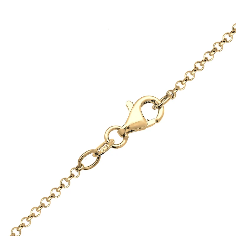 Layer-Halskette Plättchen | Mit Kristallen von Swarovski® (Weiß)
