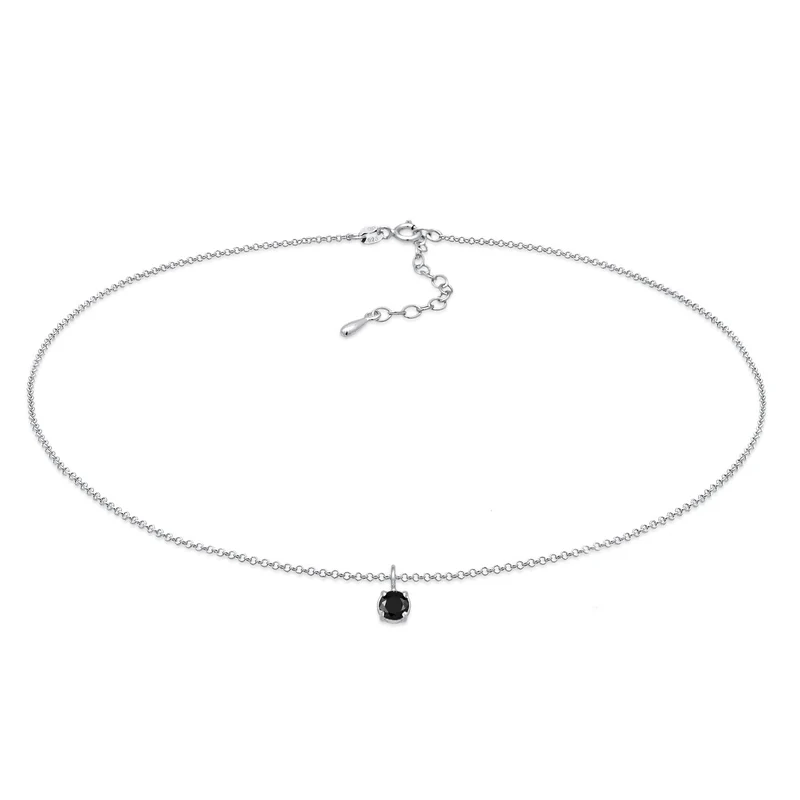 Choker Solitär | Zirkonia (Weiß)