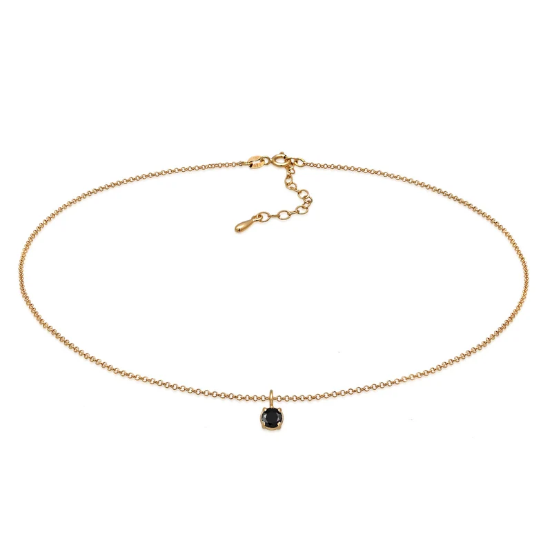 Choker Solitär | Zirkonia (Weiß)