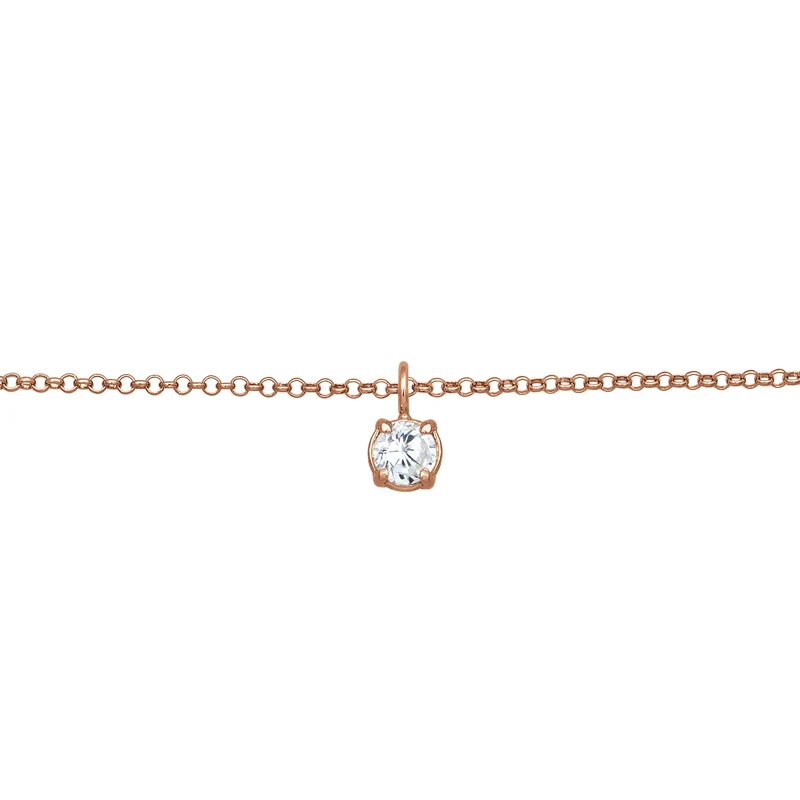 Choker Solitär | Zirkonia (Weiß)