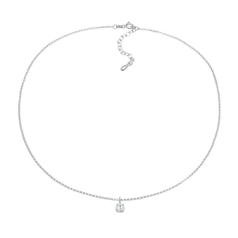 Choker Solitär | Zirkonia (Weiß)