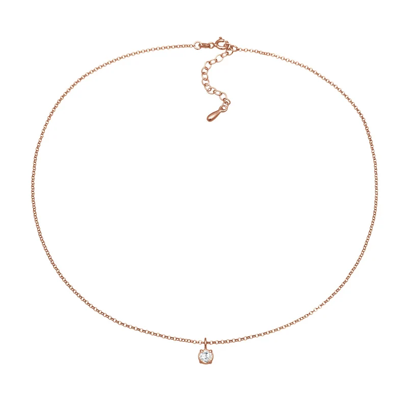 Choker Solitär | Zirkonia (Weiß)