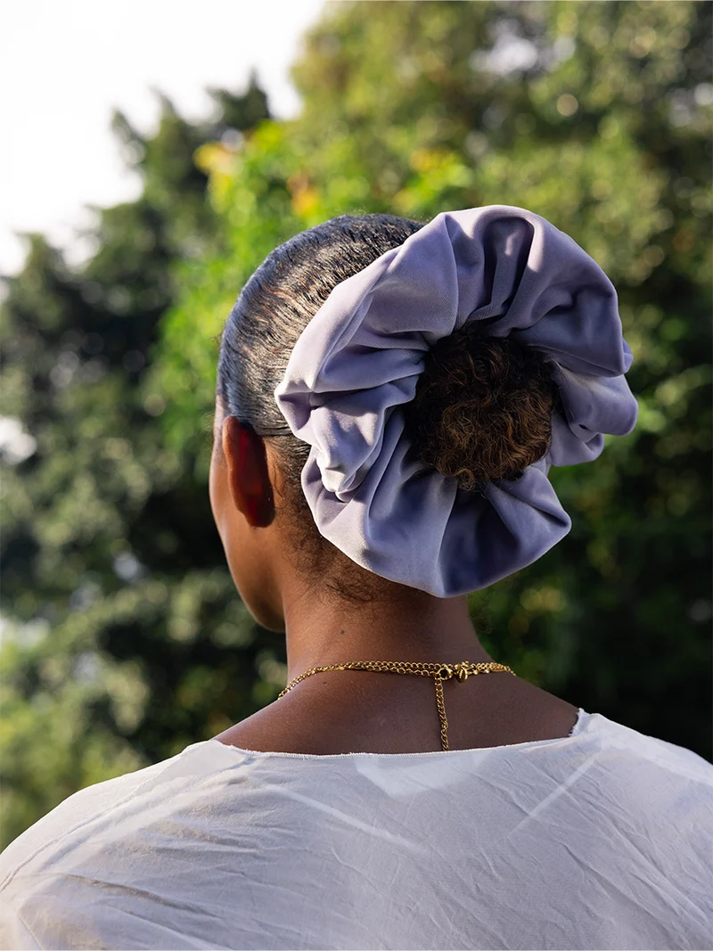 Velvet Dream Purple Scrunchie
