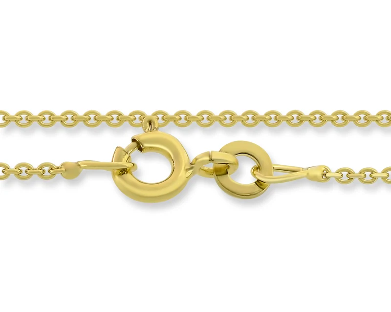 TAUFKETTE MIT TAUFRING, ZIRKONIA WEISS, TAUFSCHMUCK, KINDERSCHMUCK, 333er GOLD