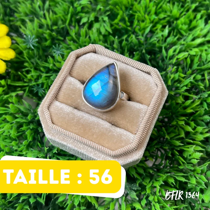 Bluefire Labradorit Silberring #BFLR 1364