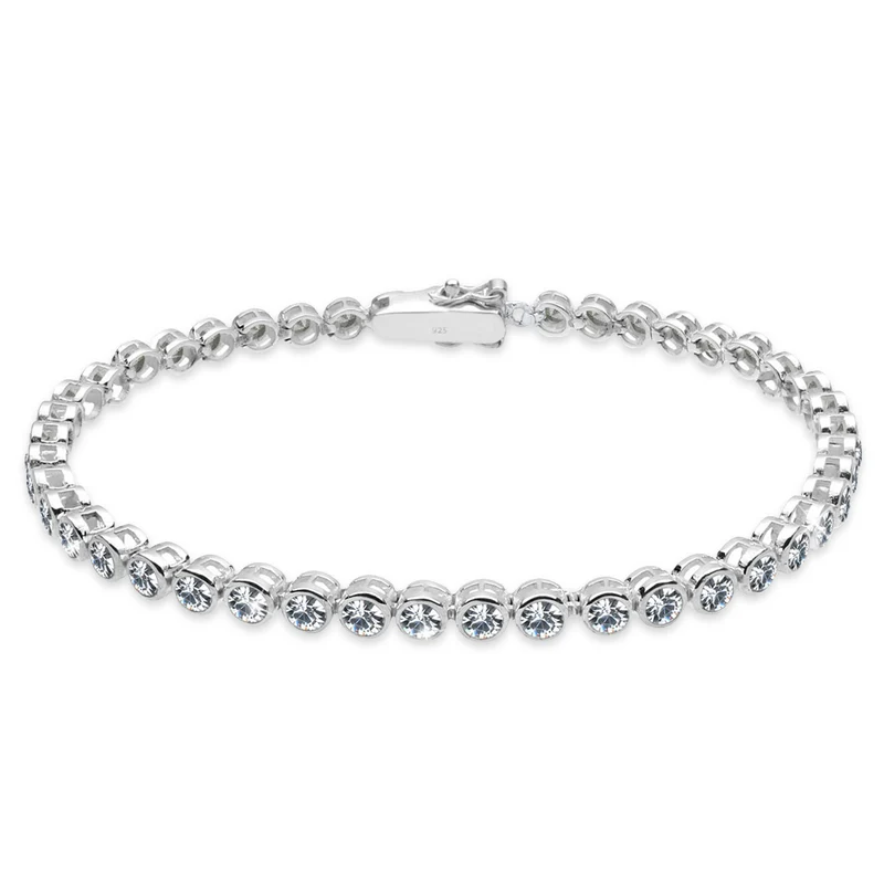 Tennisarmband | Mit Kristallen von Swarovski® (Weiß)