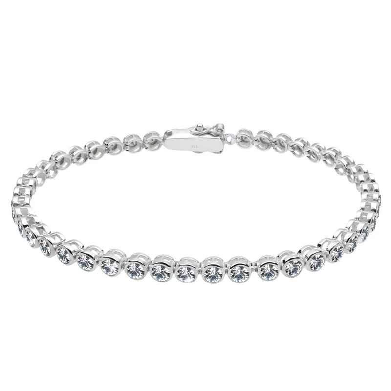 Tennisarmband | Mit Kristallen von Swarovski® (Weiß)