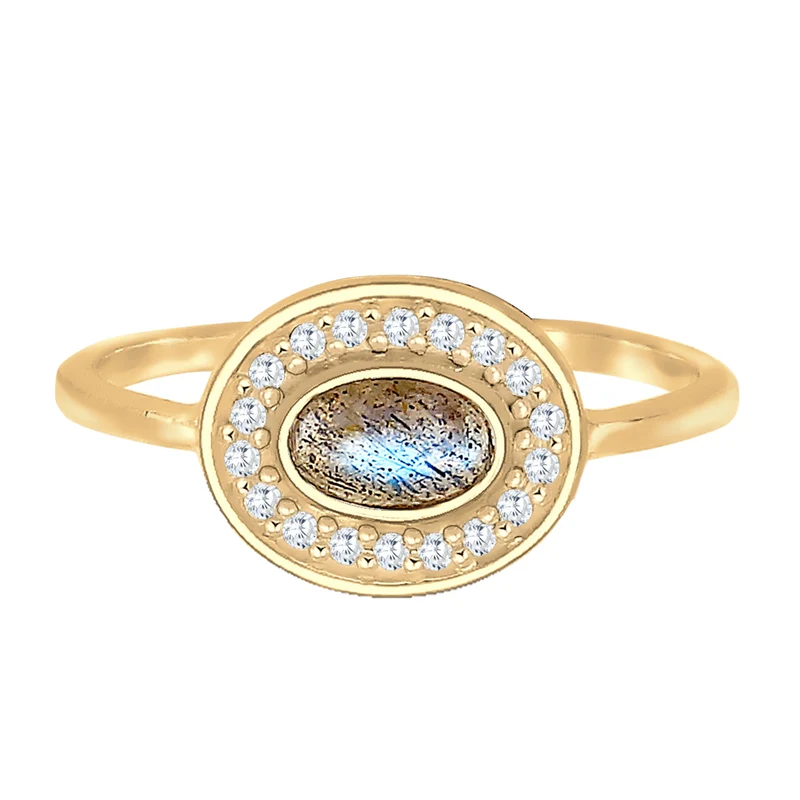Ring | Labradorit ( Grau )