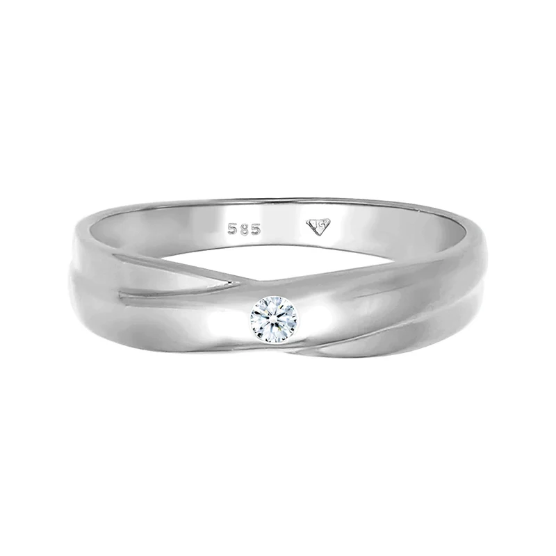 Verlobungsring | Diamant ( Weiß, 0,03 ct )