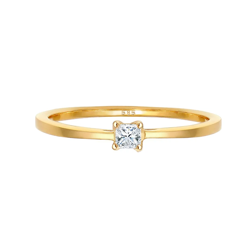 Verlobungsring | Diamant ( Weiß, 0,1 ct )