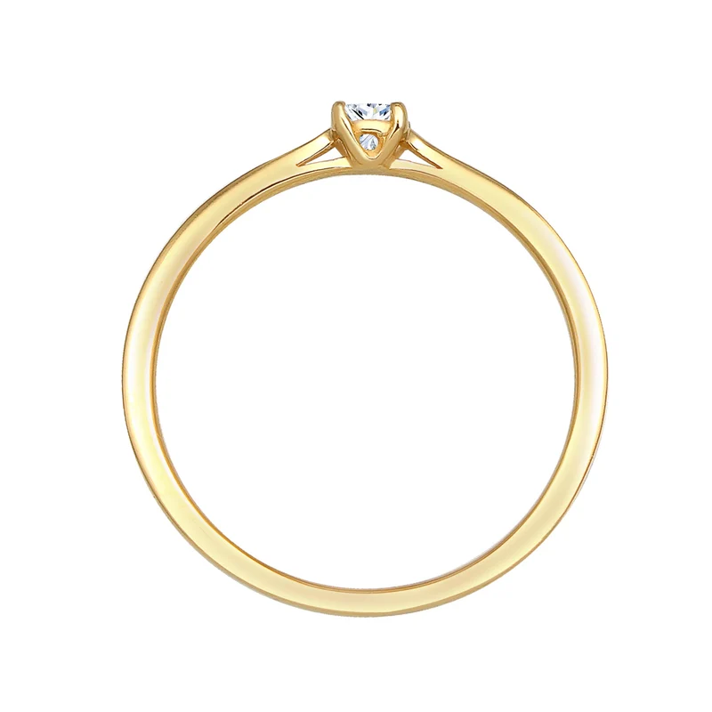 Verlobungsring | Diamant ( Weiß, 0,1 ct )