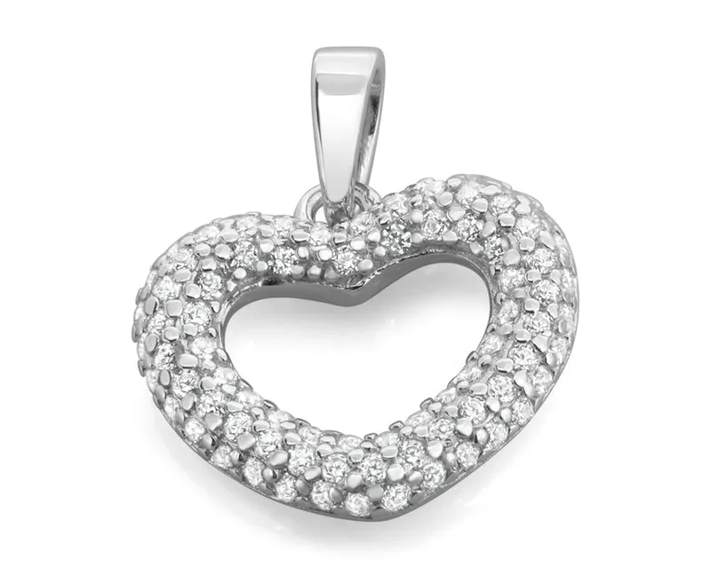 SILBERANHÄNGER HERZ, DAMENSCHMUCK, HERZ, JUWELIER, 925 SILBER
