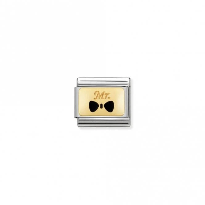 Classic Gold Bow Tie Mr Wedding & Anniversary Charms