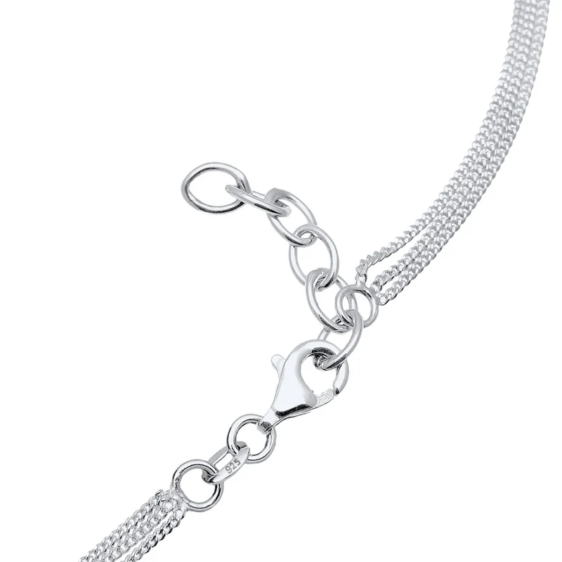 Layer-Halskette Astro | Mit Kristallen von Swarovski® (Weiß)