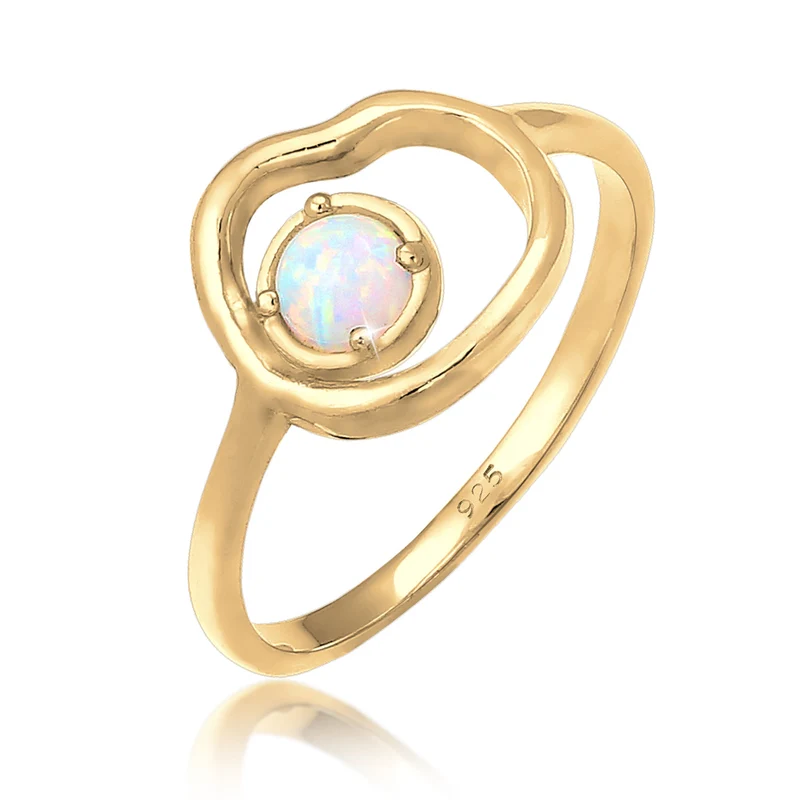 Ring | Opal ( Weiß )