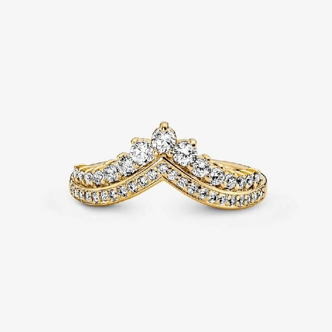 Gold Timeless Wish Tiara Ring, Size 52