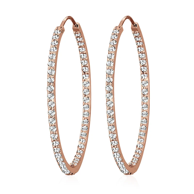 Creole | Mit Kristallen von Swarovski® (Weiß)