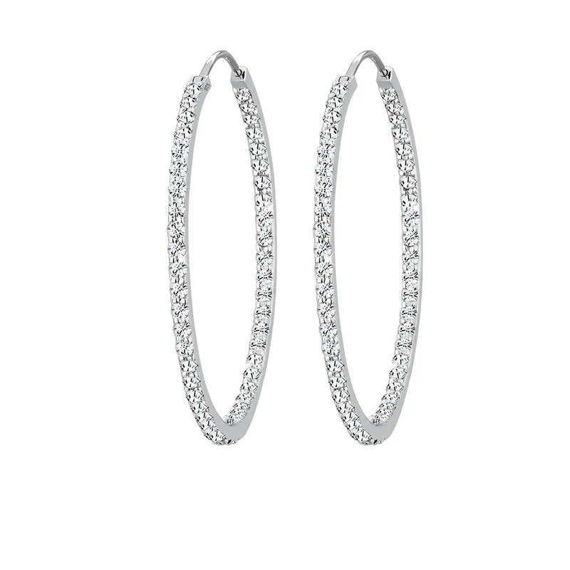 Creole | Mit Kristallen von Swarovski® (Weiß)
