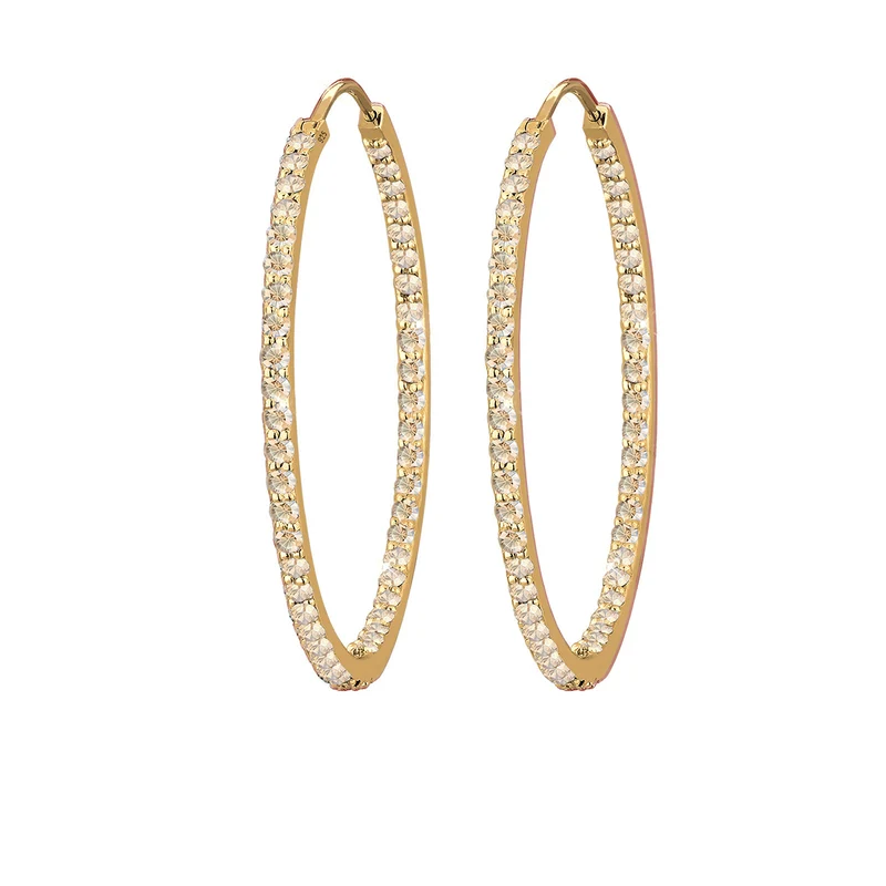 Creole | Mit Kristallen von Swarovski® (Weiß)