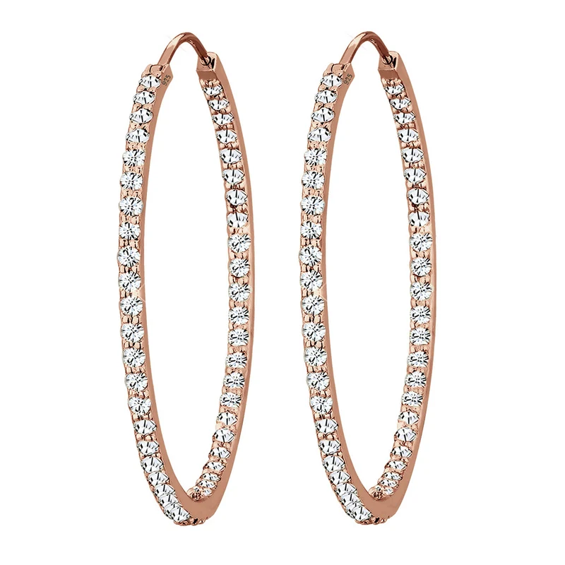 Creole | Mit Kristallen von Swarovski® (Weiß)