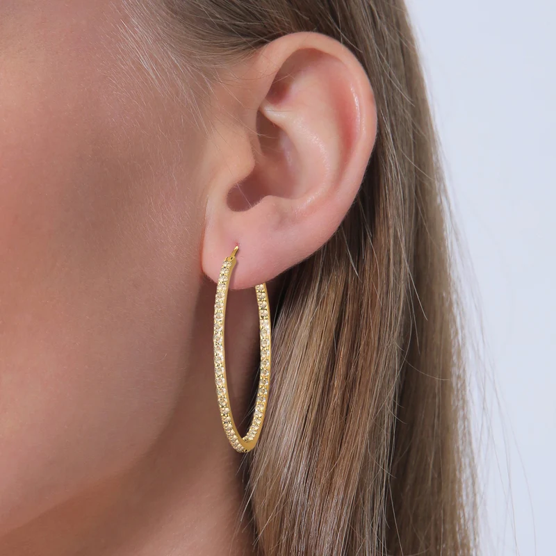 Creole | Mit Kristallen von Swarovski® (Weiß)