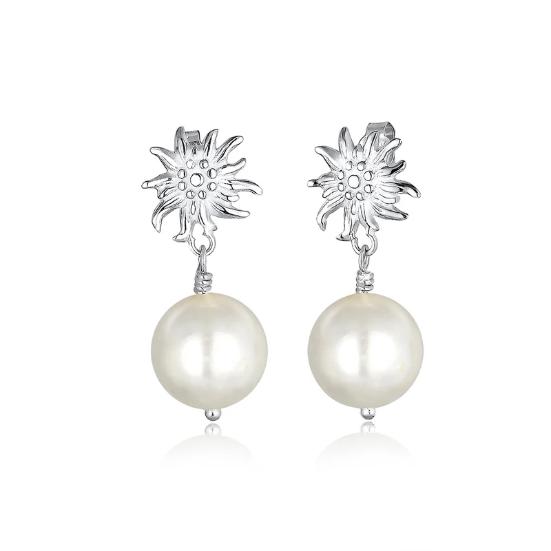 Ohrhänger Edelweiss | Perle
