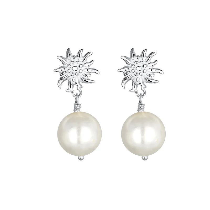Ohrhänger Edelweiss | Perle