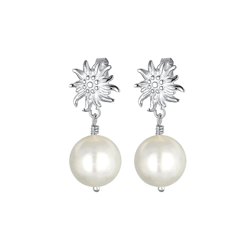 Ohrhänger Edelweiss | Perle