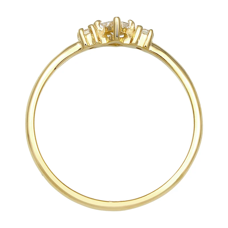 Verlobungsring | Diamant ( Weiß, 0,13 ct )