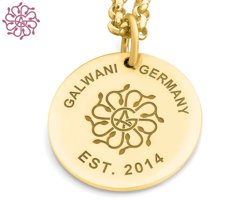 GALWANI DAMEN KETTE GOLD DESIGNER SCHMUCK MARKEN SCHMUCK DEUTSCHLAND