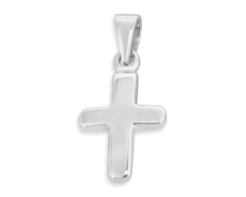 ANHÄNGER KREUZ 925 SILBER GESCHENK KOMMUNION TAUFE KETTENANHÄNGER SILBERKREUZ