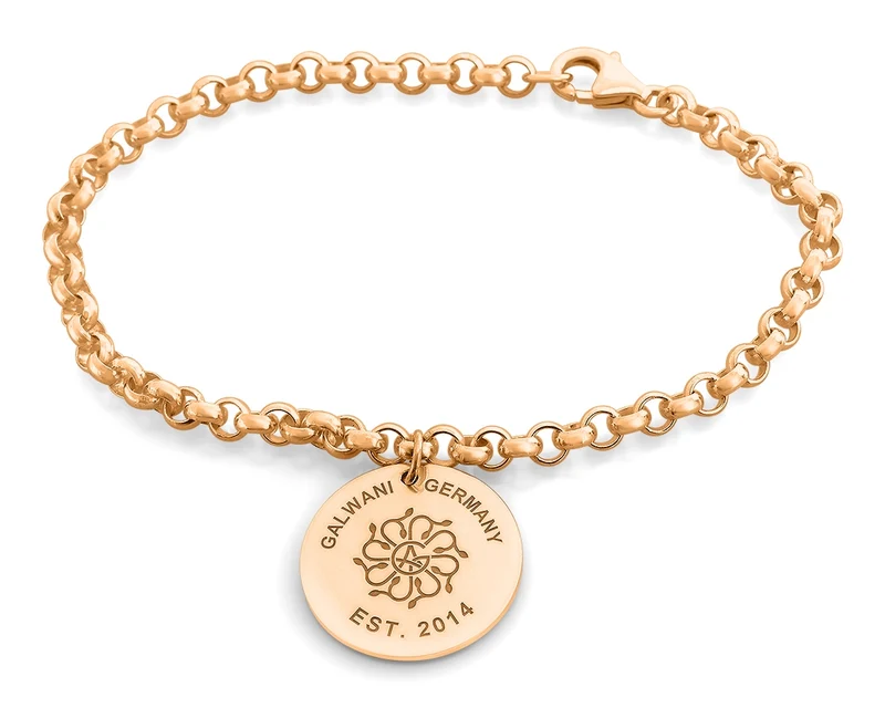 GALWANI ARMBAND ROSÉ VERGOLDET, DESIGNER SCHMUCK, DAMENARMBAND