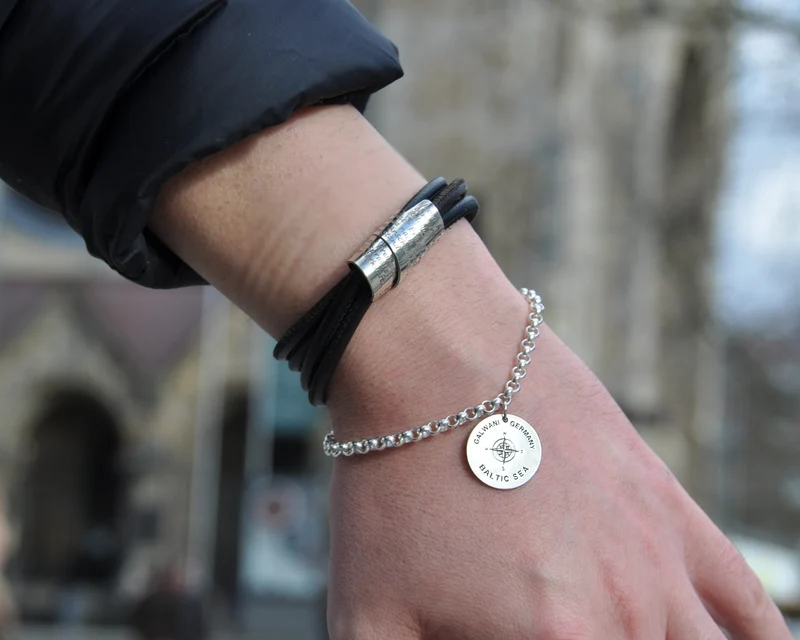 GALWANI ARMBAND MIT ANKER GOLD, DESIGNER SCHMUCK, GOLDARMBAND, #getanchored