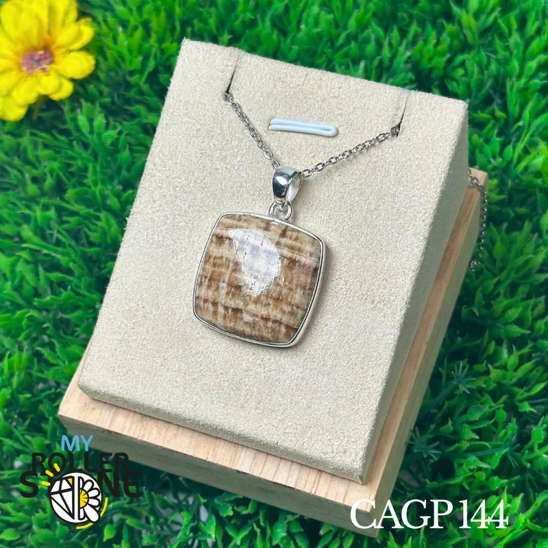 Candy-Aragonit-Anhänger aus 925er Sterlingsilber #CAGP144