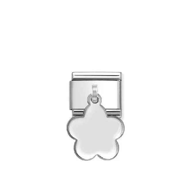 Classic Silver Flower Pendant Flowers & Nature Charms