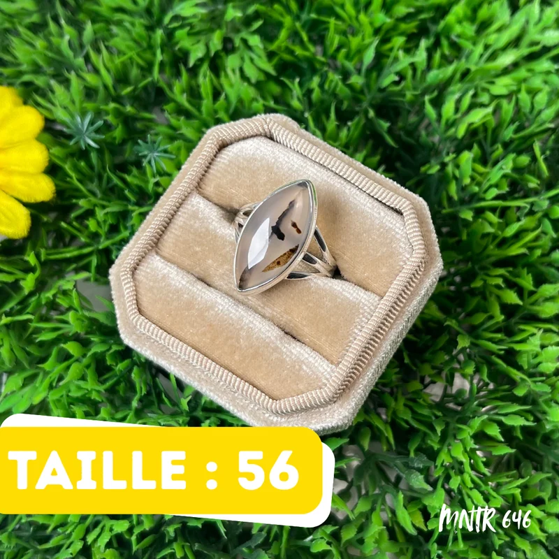 925 Silber Ring Montana Achat #MNTR 646