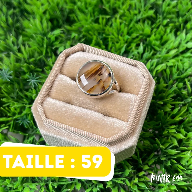925 Silber Ring Montana Achat #MNTR 695