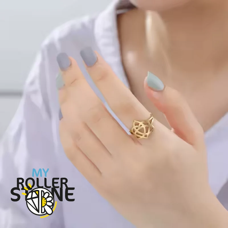 Keltischer Knoten- und Herzring