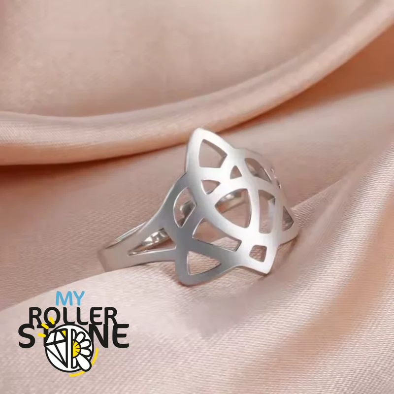 Keltischer Knoten- und Herzring
