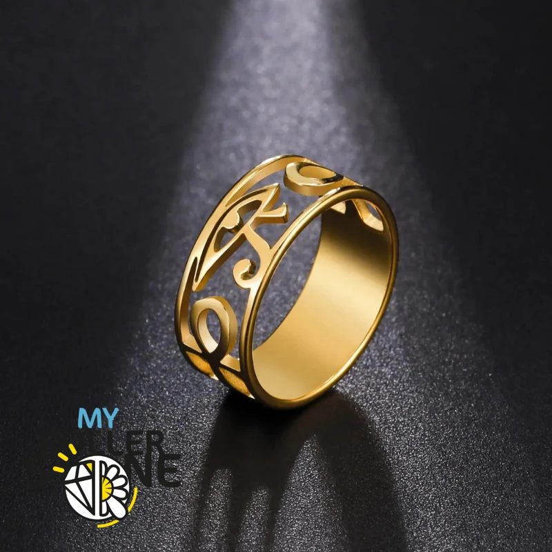 Altägyptischer Ring mit dem Auge des Horus
