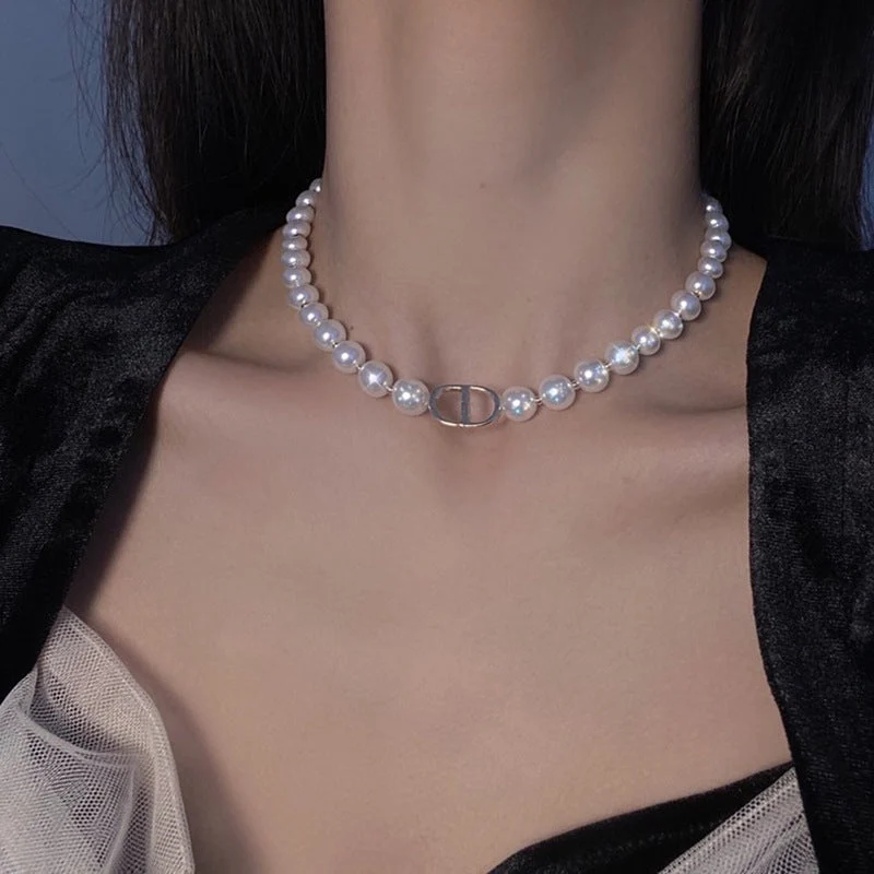 Luxuriöse Vintage Perlenkette