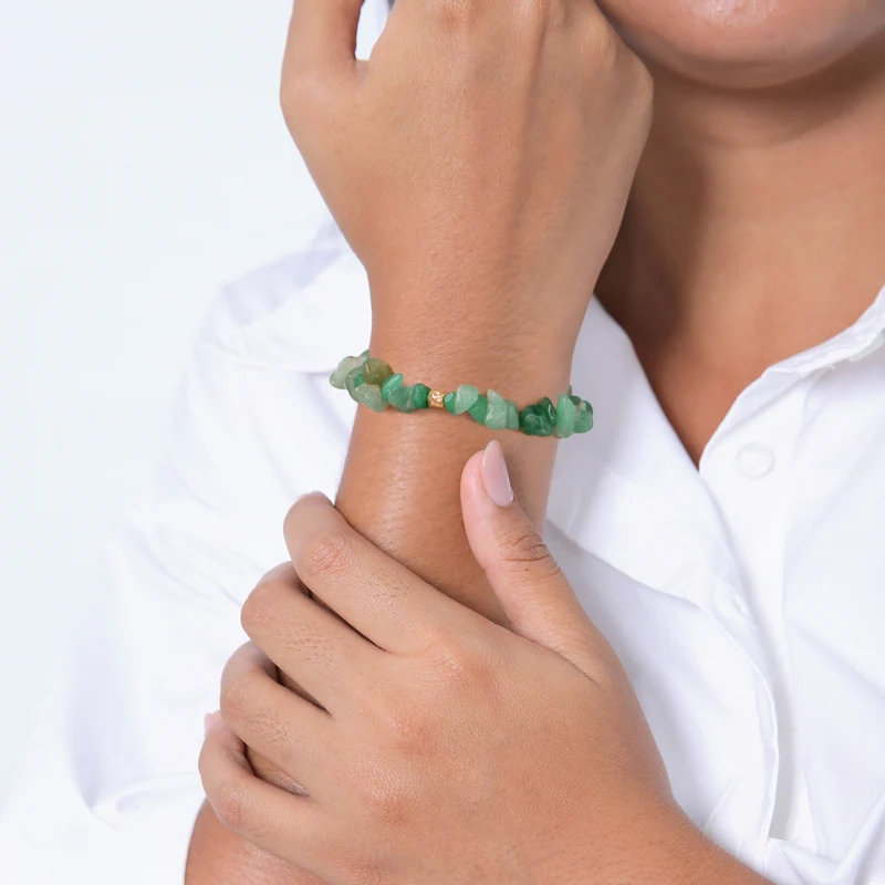 Armband Naturstein | Aventurin (Grün)